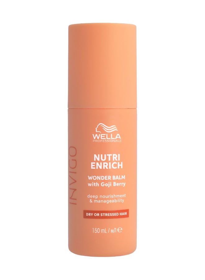 Invigo Nutri-Enrich Wonder Balm - Leave-In Cream For Smoothness, Manageability And Movement In Dry Hair (150 Ml)