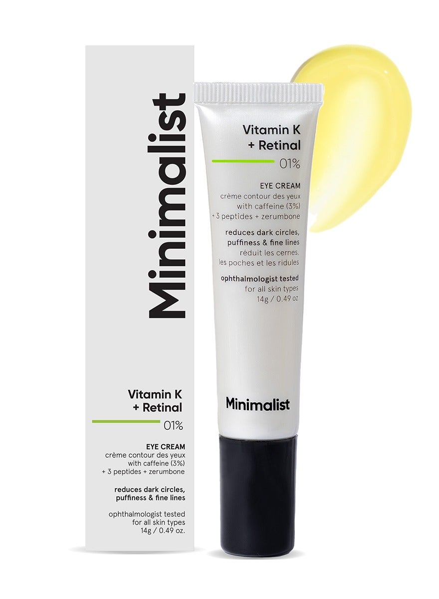 Vitamin K + Retinal 01% Eye Cream