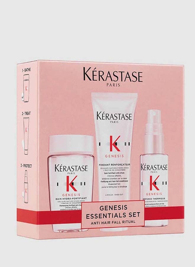 Kérastase Fortifying Anti Hair-Fall Coffret for Thin Weakened Hair - Essentials Set