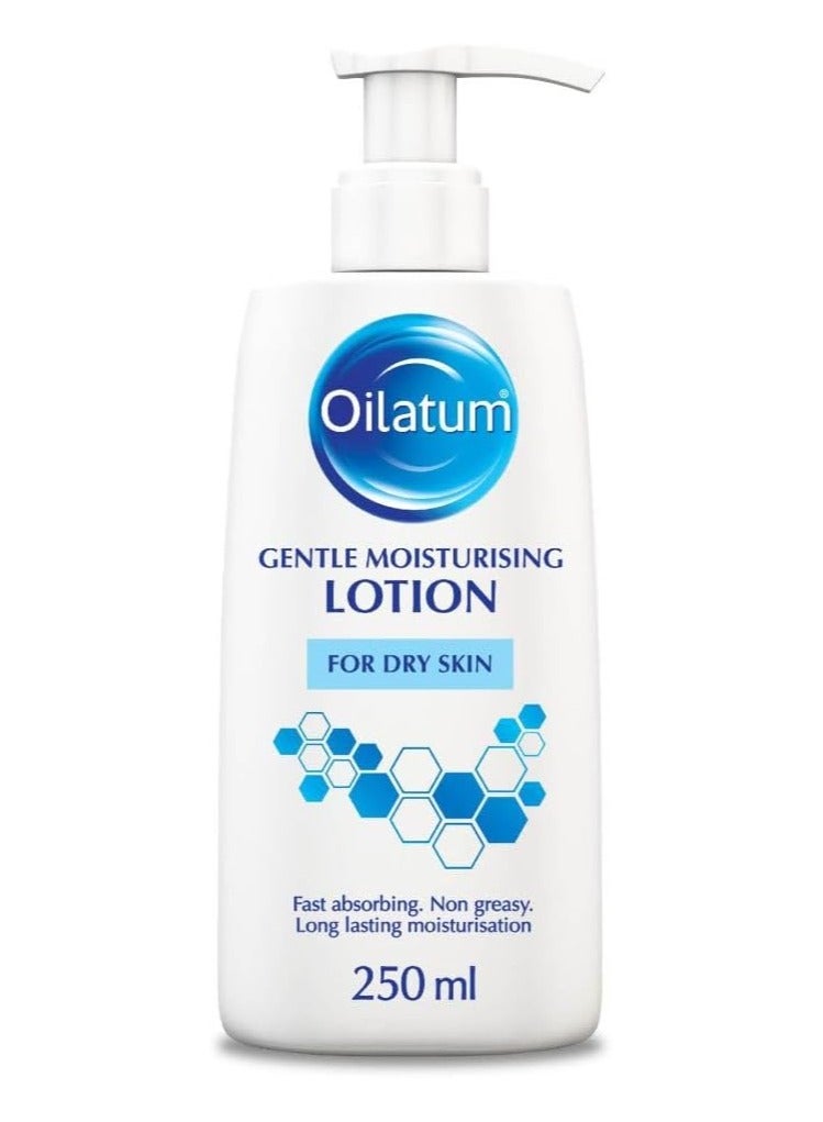 Oilatum Gentle Moisturising Lotion 250ml – Fast Absorbing, Non-Greasy Daily Care for Dry Skin