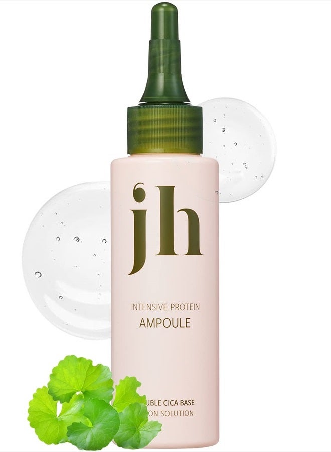 Intensive Protein Ampoule - Deep Conditioning Treatment for Damaged Hair - Protein Hair Serum with Keratin & Wheat Extracts for Intensive Repair of Damaged Hair - Sandalwood & Rose Scent, 3