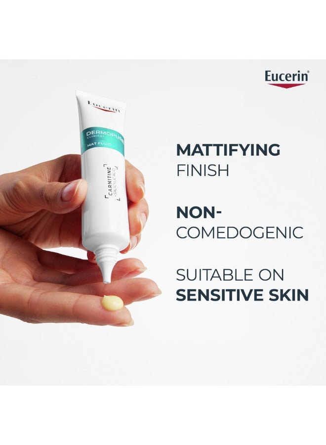 Dermopure Clinical Mat Fluid Cream With Salicylic Acid For Blemish & Acne-Prone Skin, Controls Oil Excess, Corrects Blemishe And Pores, And Hydrates, With Mattiffying Effect, Suitable For Sensitive Skin, 40Ml - image 7