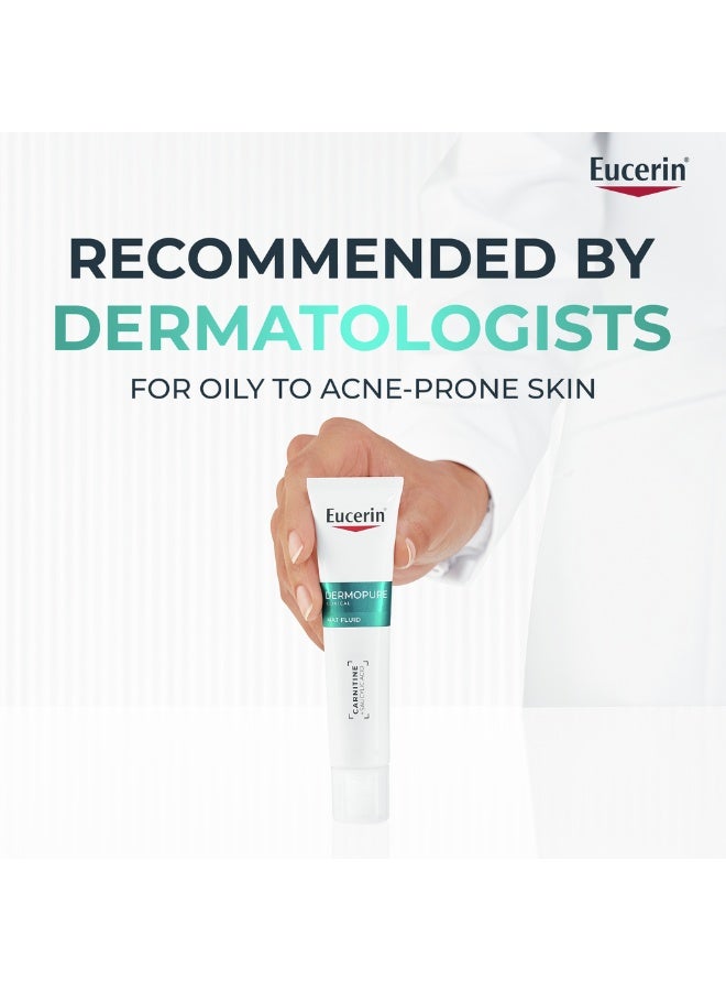 Dermopure Clinical Mat Fluid Cream With Salicylic Acid For Blemish & Acne-Prone Skin, Controls Oil Excess, Corrects Blemishe And Pores, And Hydrates, With Mattiffying Effect, Suitable For Sensitive Skin, 40Ml - image 8