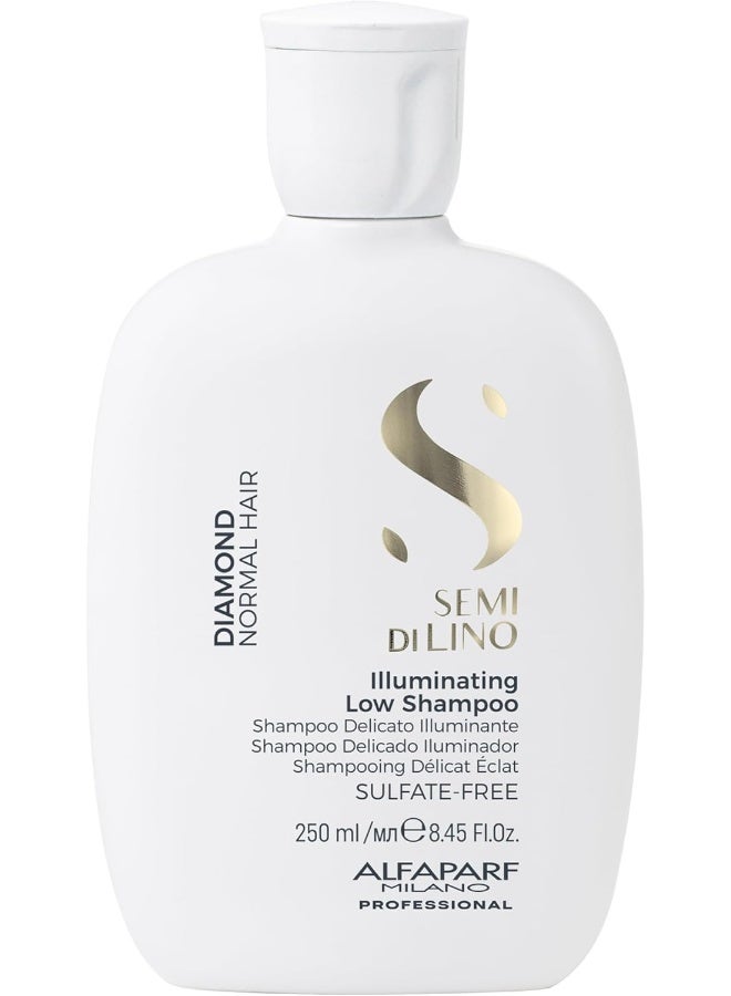 Semi Di Lino Diamond Illuminating Shampoo 250ml | Shine Enhancing Shampoo for Normal Hair, Adds Gloss, Softness And Lightweight Cleansing