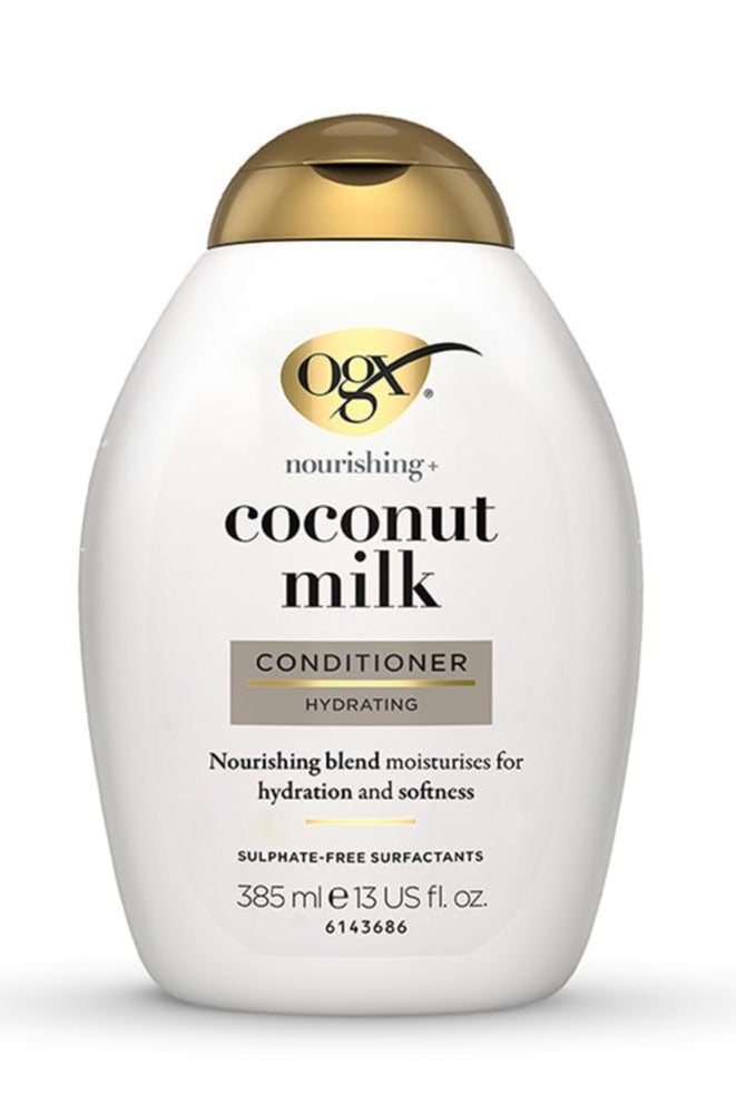 Nourishing + Coconut Milk Moisturizing Conditioner For Strong & Healthy Hair, With Coconut Milk, Coconut Oil & Egg White Protein, 385Ml