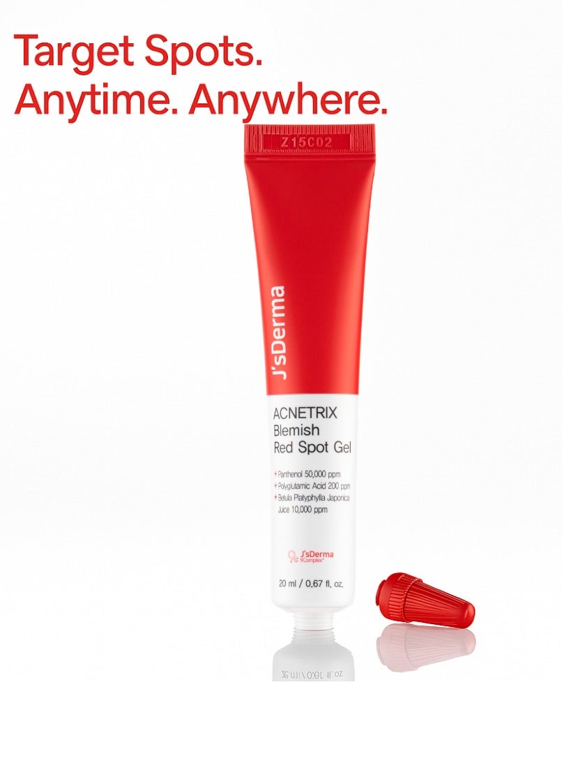 5,000 PPM Salicylic Acid & Tea Tree – Targeted Acne Treatment for Sensitive Skin Acnetrix Blemish Red Spot Gel – 20ml