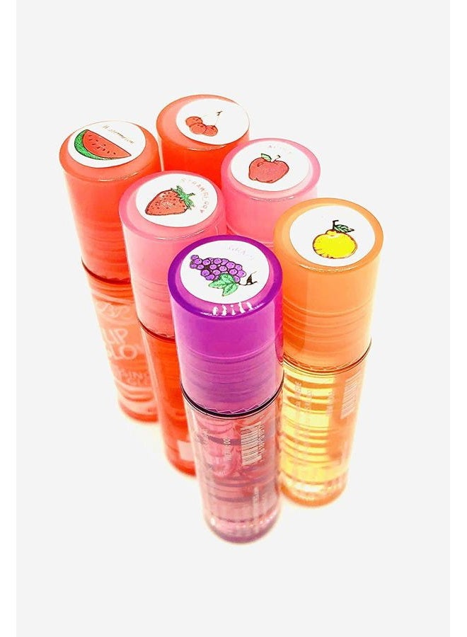 Lip Glow Kissing Fruit Gloss Six Pieces