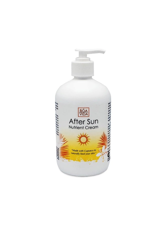 BoaVida After Sun Lotion Nutrient Body Cream and Tan Enhancer - Sun Burn Recovery Cream for After Sun Exposure, Made with Cupuacu Butter 16 Ounce
