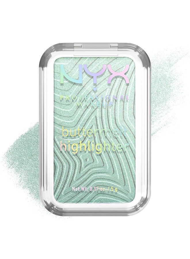 Buttermelt Highlighter Powder Highlighter 12 HR Wear Fade And Transfer Resistant Butta Mint - image 4