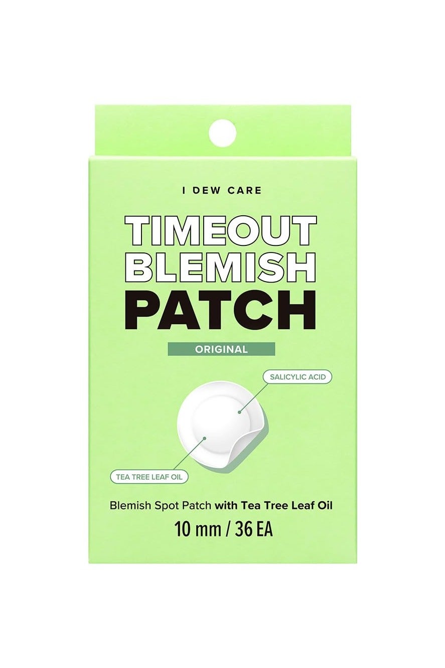 Hydrocolloid Acne Pimple Patch - Timeout Blemish Original | Korean Zit Dark Spot Patches for Face and Skin, Pus absorbing with Tea Tree Oil, Trouble Treatment, 36 Count