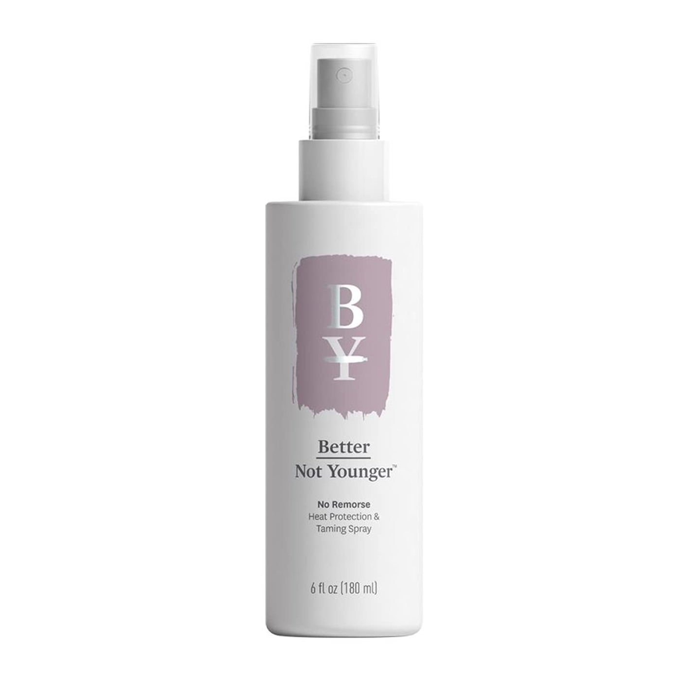 Better Not Younger Heat Protection & Taming Spray for Women Over 40-6oz â€“ No Remorse Hair Mist with Vitamin E, Avocado & Argan Oils â€“ Heat Protectant Spray that Protects, Smooths & Controls Frizz.