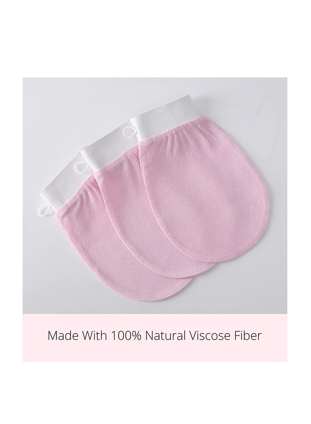 3 Pcs Korean Loofah For Peeling Skin And Body Cleaning