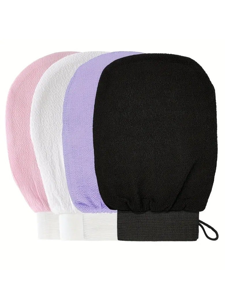Deep Exfoliating Mitt,100% Viscose Fiber Scrub Body Wash Cleaner Bath Exfoliating Mitts For Cleaning Slough Off Dead And Dirt