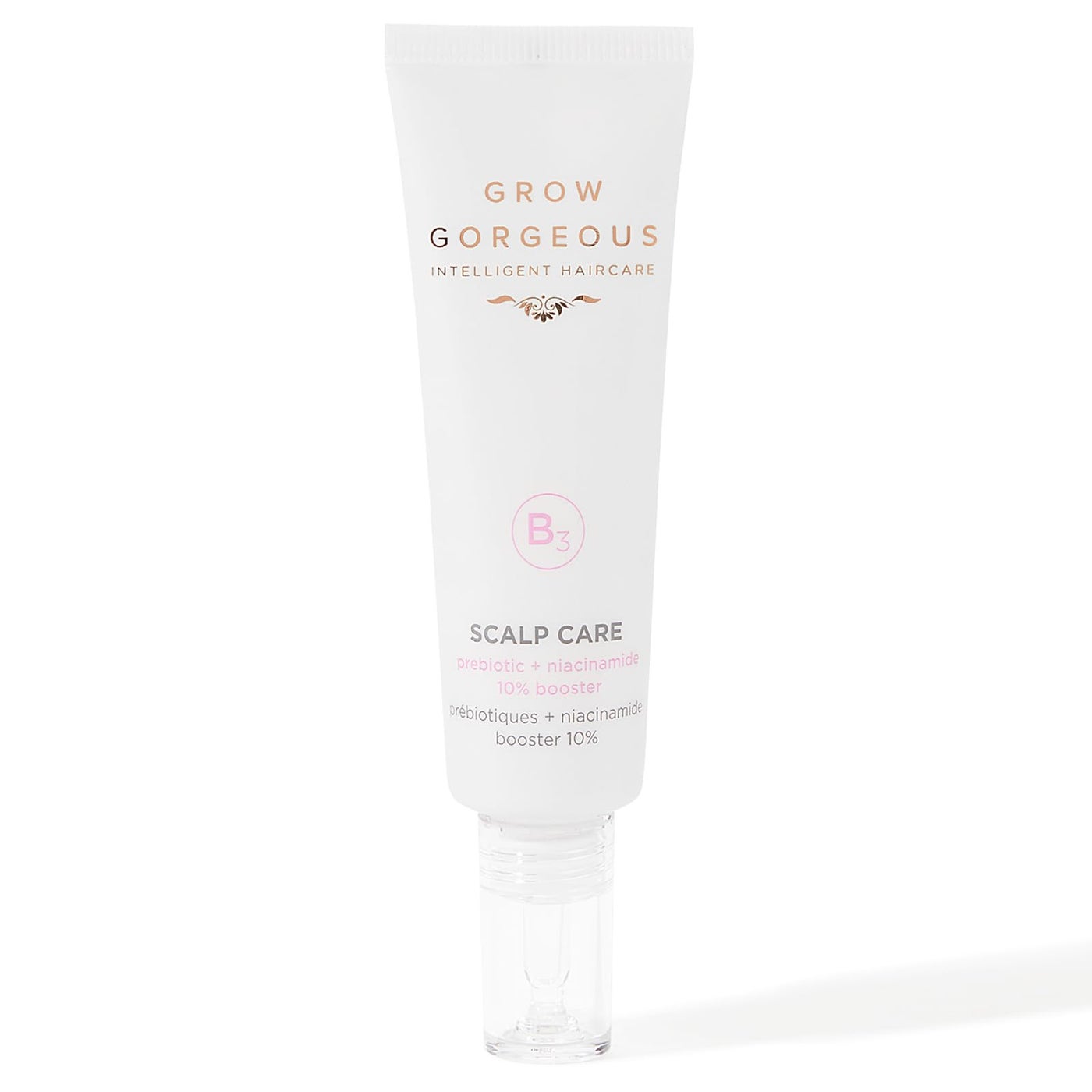 Grow Gorgeous Scalp Care Prebiotic and Niacinamide 10% Booster - Volumizing Scalp Treatment with Vitamin B3 to Reduce Oiliness - Vegan