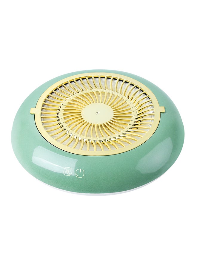 45W Electric Manicure Vacuum Nail Cleaner Powerful Nail Polishing Dust Collector For Nails Salon Jmd-803 - Green