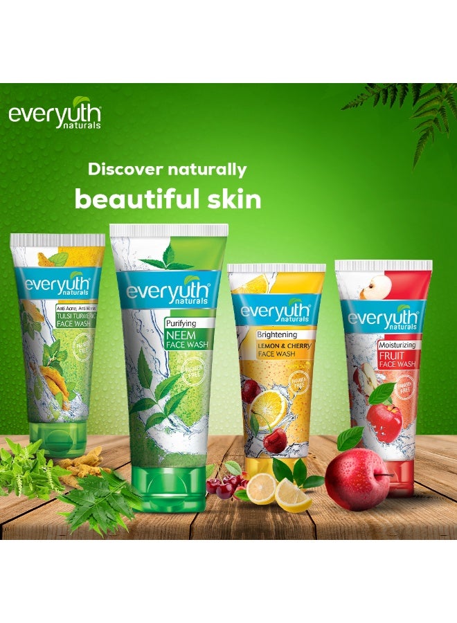 Everyuth Naturals Purifying Neem Face Wash|Antibacterial Neem & Tea Tree Oil|Hydrated, Clear & Healthy Skin|Paraben free|100% Soap Free|Oily, Dry, Normal, Combination & Sensitive Skin -150 g - image 4