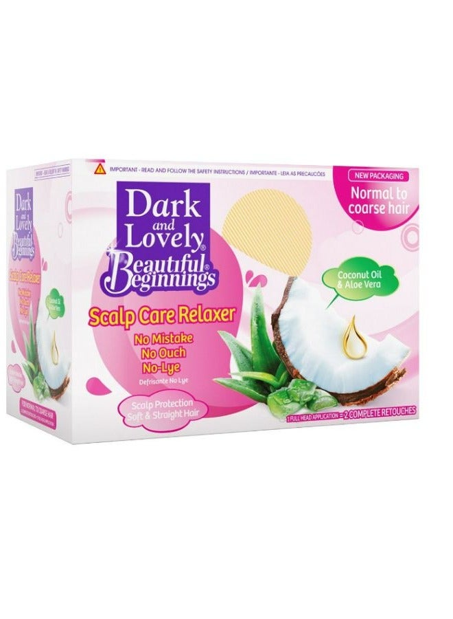 Dark & Lovely Beautiful Beginnings Scalp Care Relaxer with Coconut Oil and Aloevera