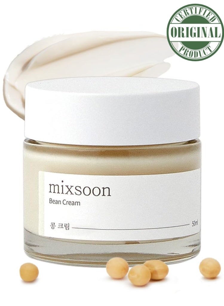 Mixsoon Bean Cream – Rich Bean Extract Cream for Deep Hydration and Nourishment