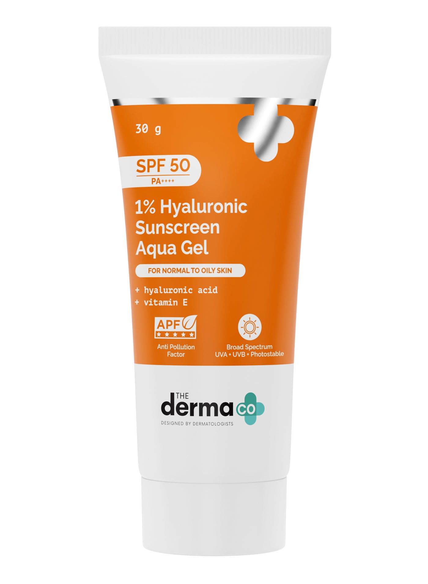 DERMA CO 1% HYALURONIC SUNSCREEN AQUA GEL SPF50 30G