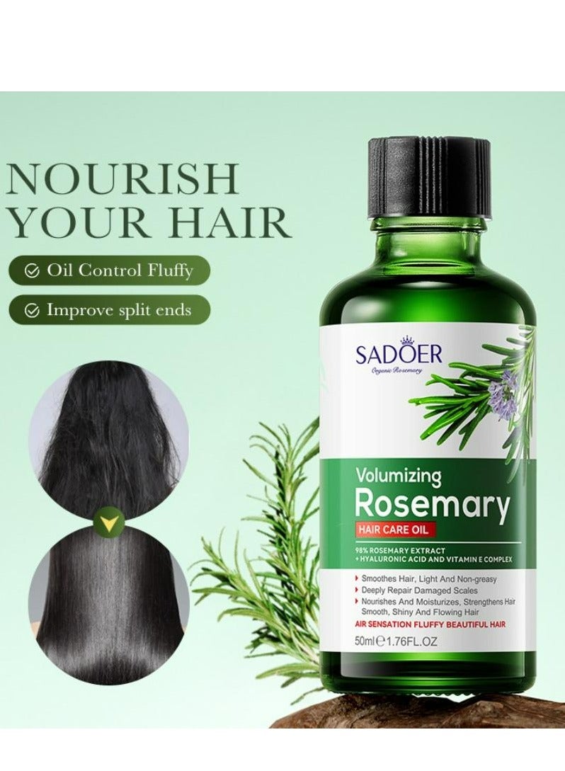 Rosemary Nourishing and Smooth Hair Care Essential Oil for Oil Control Improves Dry Hair 50 g
