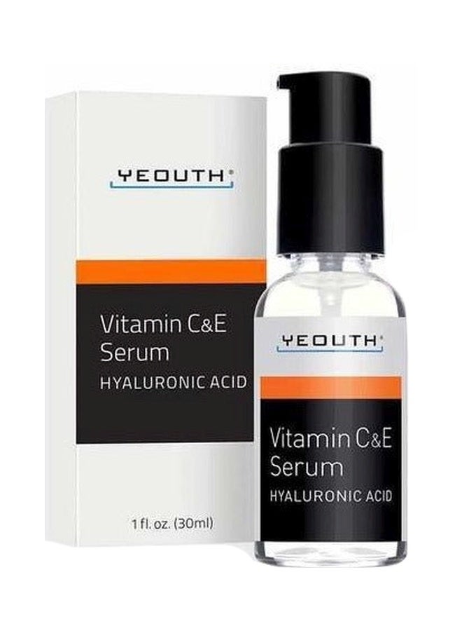 Vitamin C And E Serum With Hyaluronic Acid, 1Oz