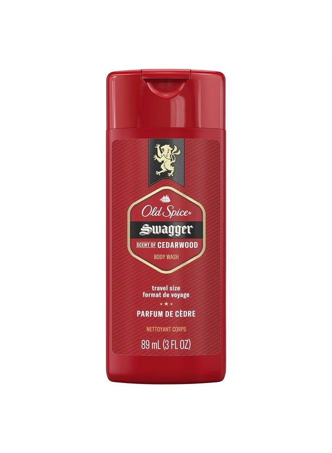 Red Zone Body Wash for Men, Swagger Scent of Confidence, 3 fl oz