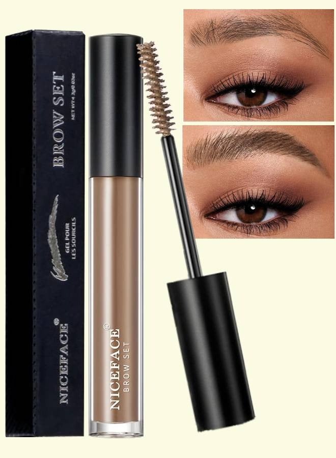 Eyebrow Setting Gel Brow Fix Gel Waterproof and Sweat Proof Eyebrow Repair Liquid Brows Styling Gel Brow Soap Setting Gel Brow Lamination Gel Eyebrow Tint Pomade Brow Fix Gel Light Brown 03