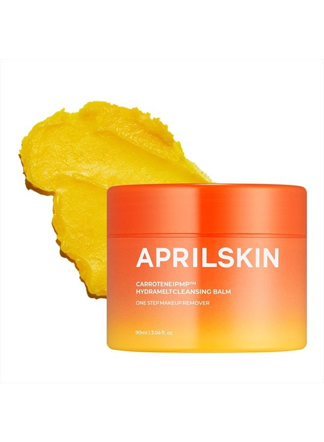 Carrotene IPMP Hydromelt Cleansing Balm, 3.04 fl.oz, Noncomedogenic, Grapefruit Peel Oil, O-Cymen-5-Ol helps reduce blackheads & breakouts, for sensitive & oily skin, Korean Skincare