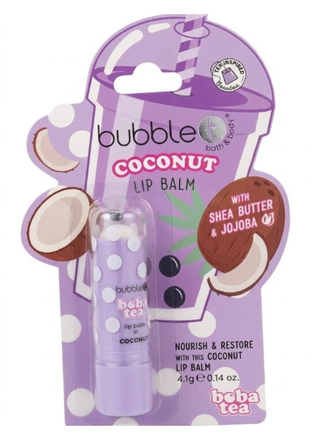 Creamy Coconut Lip Balm - Locks in Moisture & Prevents Chapped Lips with a Classic, Tropical Aroma