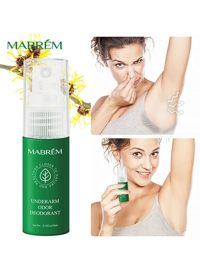 Underarm Odor Deodorant-Bromhidrosis Spray,Body Odor Spray Underarm Antiperspirant and Deodorant Mild Long Lasting Waterproof Sweatproof For Man Woman