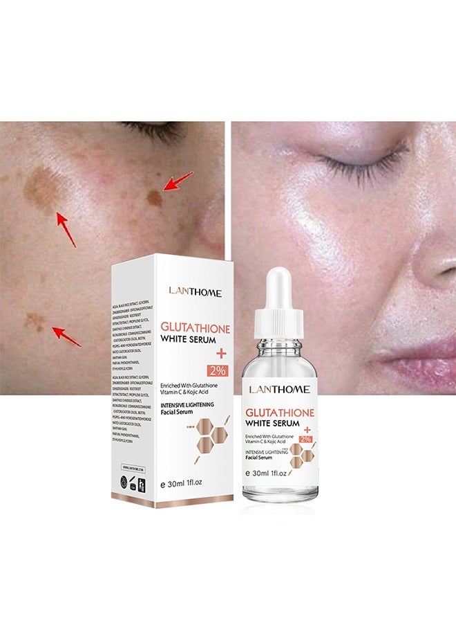 Glutathione Serum 30ml, Nicotinamide Serum for Hydrated, Facial Toner for Moisturizing, Hyperpigmentation Treatment, Face Serum Reduce Dark Spot Shrink Pores and Improve Skin Tone