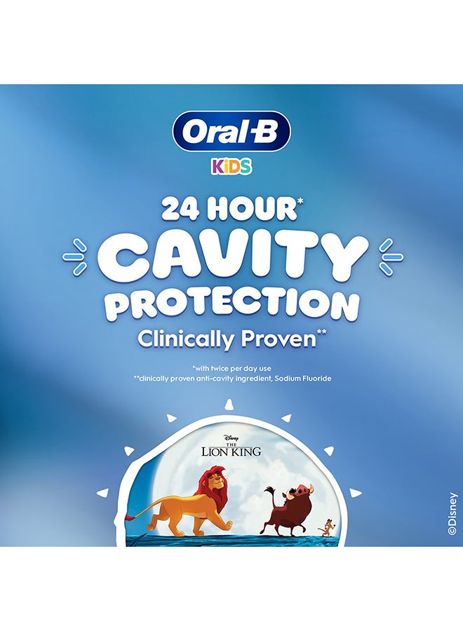 Vitality 300 Kids Disney The Lion King Rechargeable Toothbrush, 3+ Years, Extra Sensitive Mode Brush Head, 2 Cleaning Modes - D103.413.2K - image 4