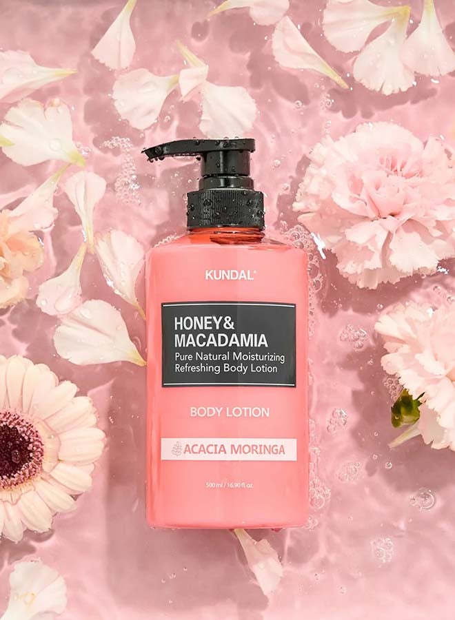 Kundal Honey & Macadamia Pure Natural Moisturizing Refreshing Body Lotion Amber Vanilla 500ml - image 3