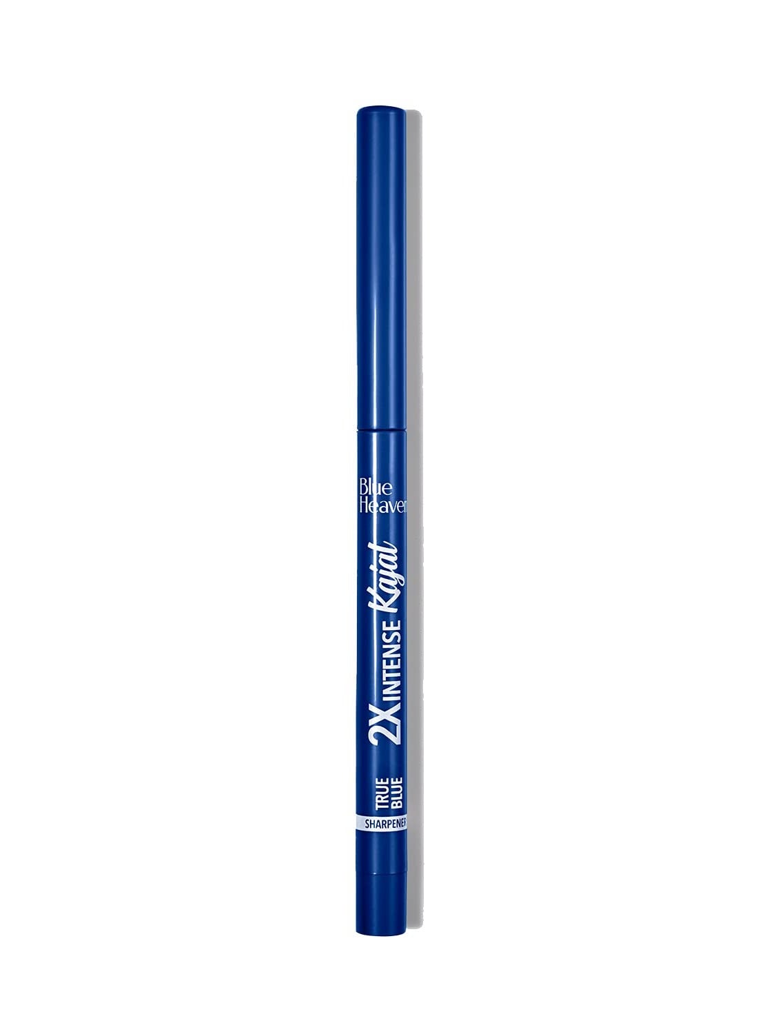 Blue 2x Intense Kajal Pencil - True Blue, Matte Finish, Waterproof and Smudge Proof Kajal, 0.30gm