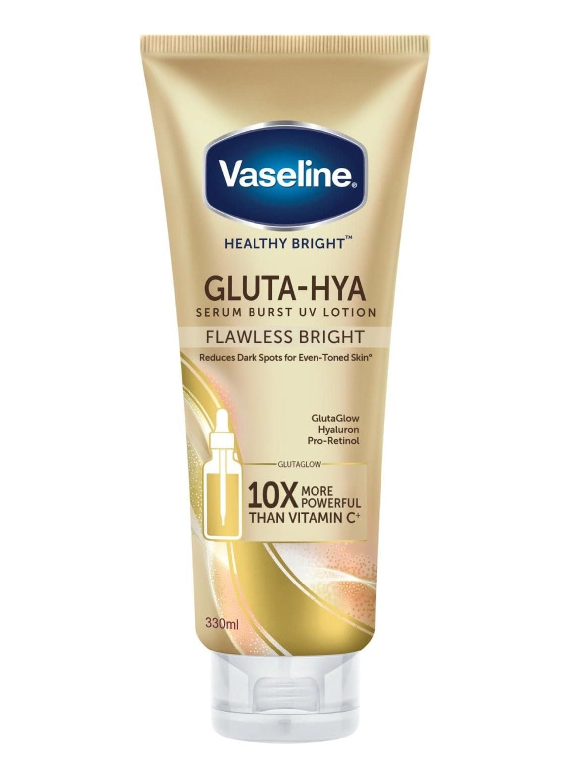 Vaseline Healthy Bright Gluta-Hya Flawless Glow Serum-In-Lotion 330 ML