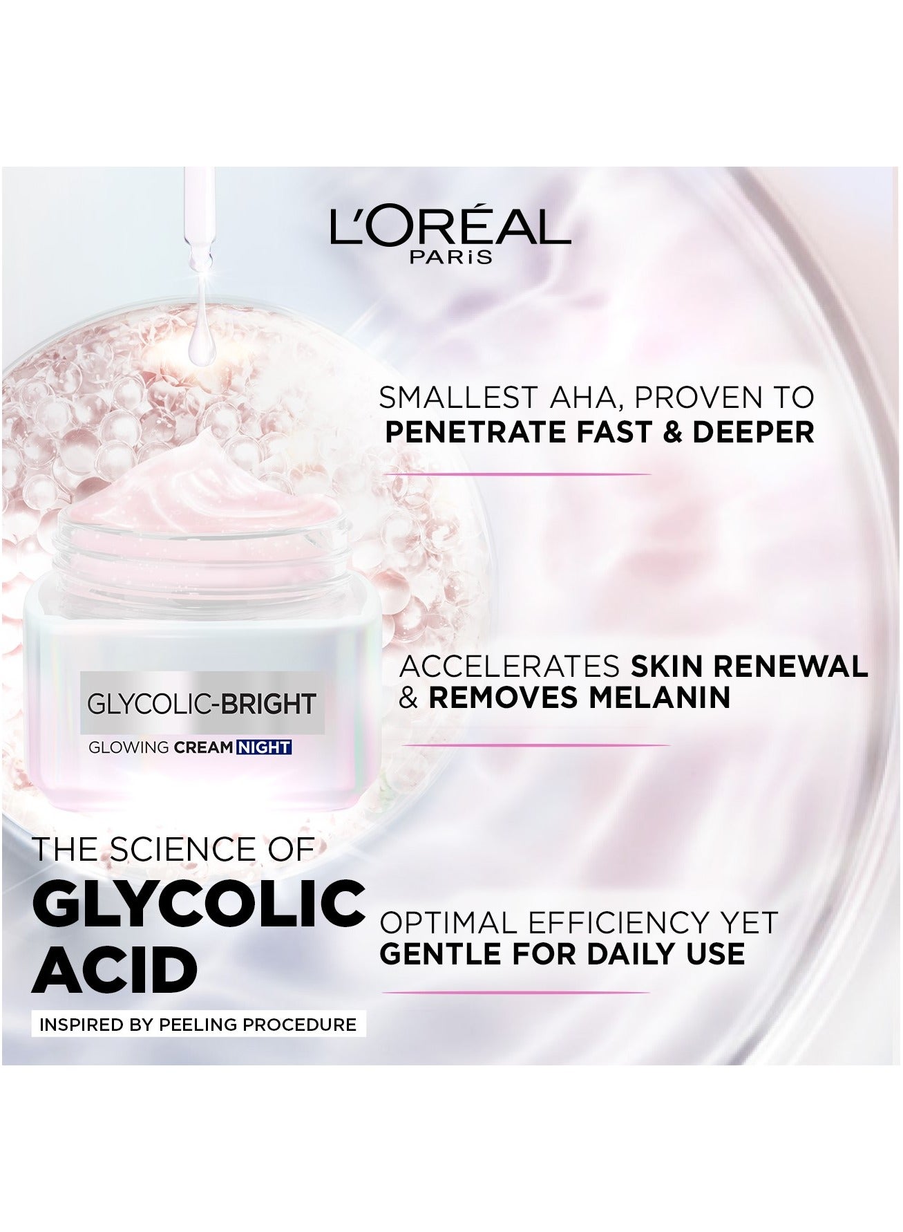 Glycolic Bright Glowing Night Cream - Glycolic + Niacinamide - image 4