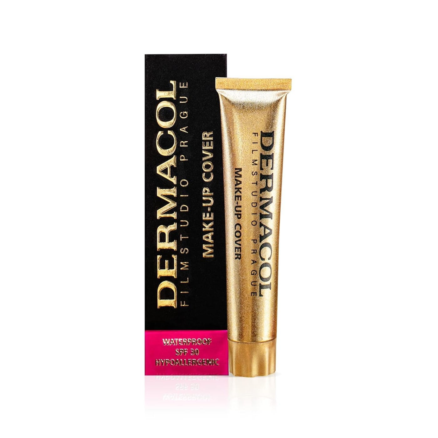 Dermacol - Full Coverage Matte Foundation with SPF 30, Waterproof Foundation for Oily Skin, Acne, & Under Eye Bags, Long-Lasting Makeup, 30g - Shade 229