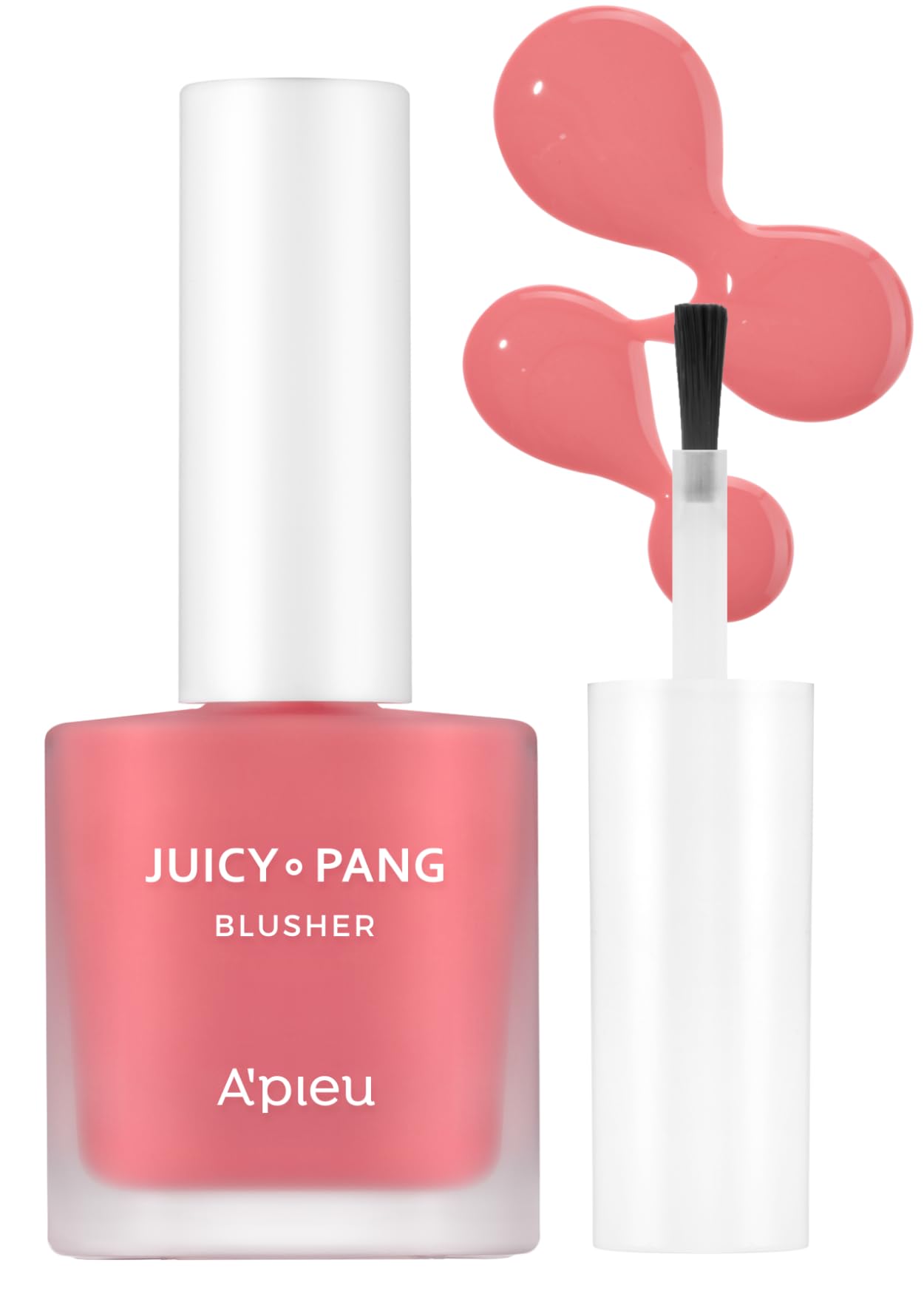 A'PIEU Juicy-Pang Water Blusher [PK01] â€“ Fruity Liquid Blush for Cheeks, Buildable & Blendable Color, Hydrating Dewy Finish with Fruit Extract Blend & Rose Flower Water, 0.31 fl oz
