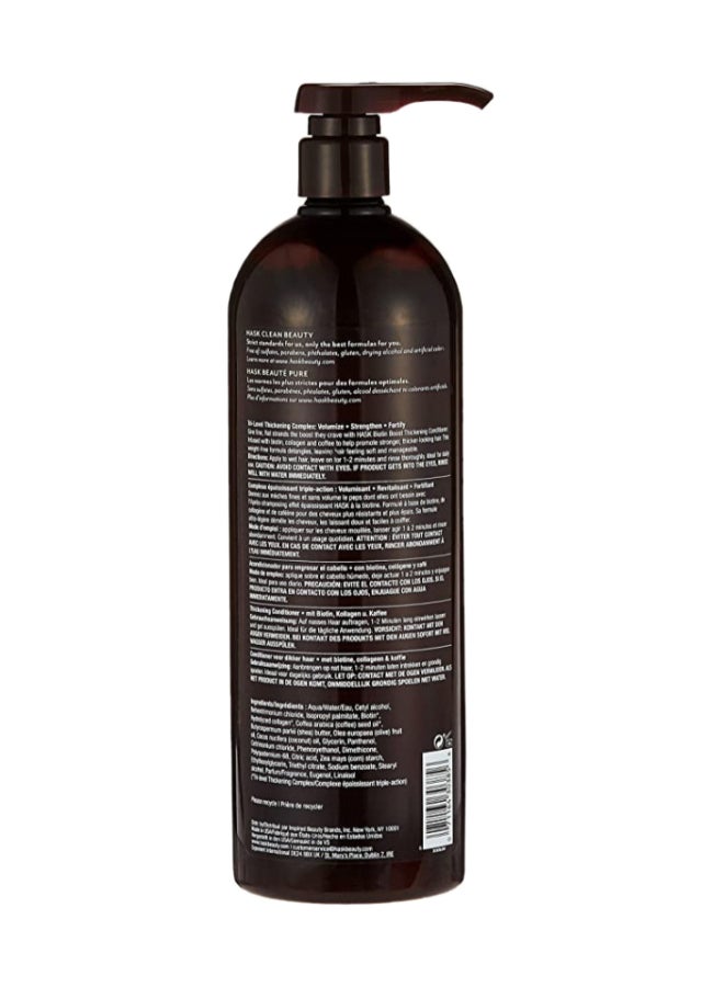 Biotin Boost Thickening Shampoo for Fine, Flat Hair - Volumizes, Strengthens & Fortifies with Collagen & Coffee (1 L) - image 2