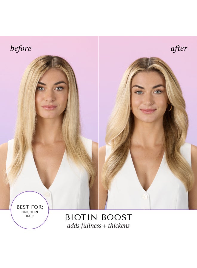 Biotin Boost Thickening Shampoo for Fine, Flat Hair - Volumizes, Strengthens & Fortifies with Collagen & Coffee (1 L) - image 6