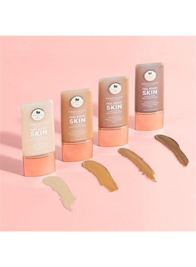 VEGAN Cruelty-free Lightweight Feel Good Skin Liquid Foundation: Fair 1