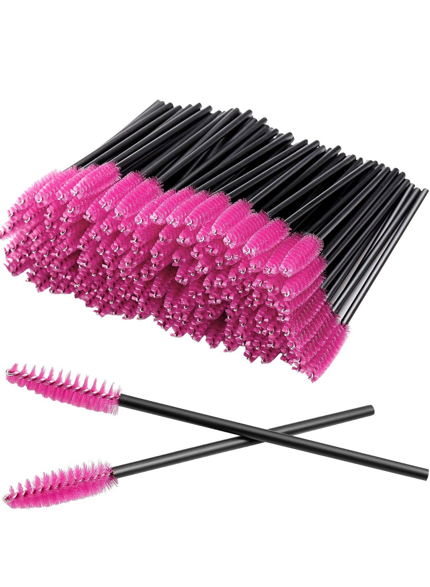 50 Pieces Disposable Eyelash Mascara Brushes Makeup Tool Kits