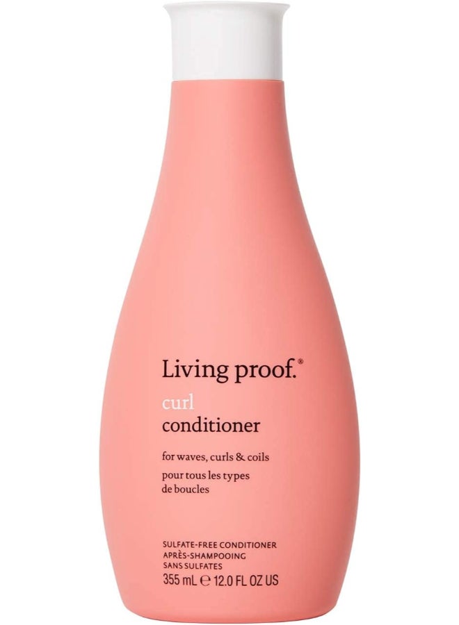 Hydrating Curl Conditioner for Wavy & Curly Hair - Detangles, Nourishes & Strengthens Curls, Reduces Frizz & Improves Manageability (355 ml)