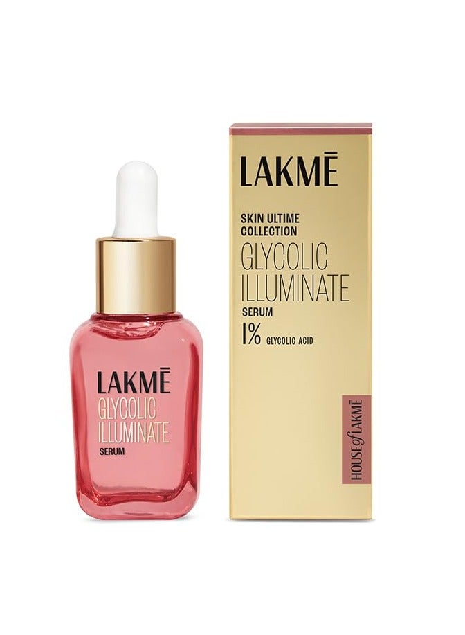 Glycolic Illuminate Serum with 1% Glycolic Acid Reduces Dullness dan Improves Texture  15ml