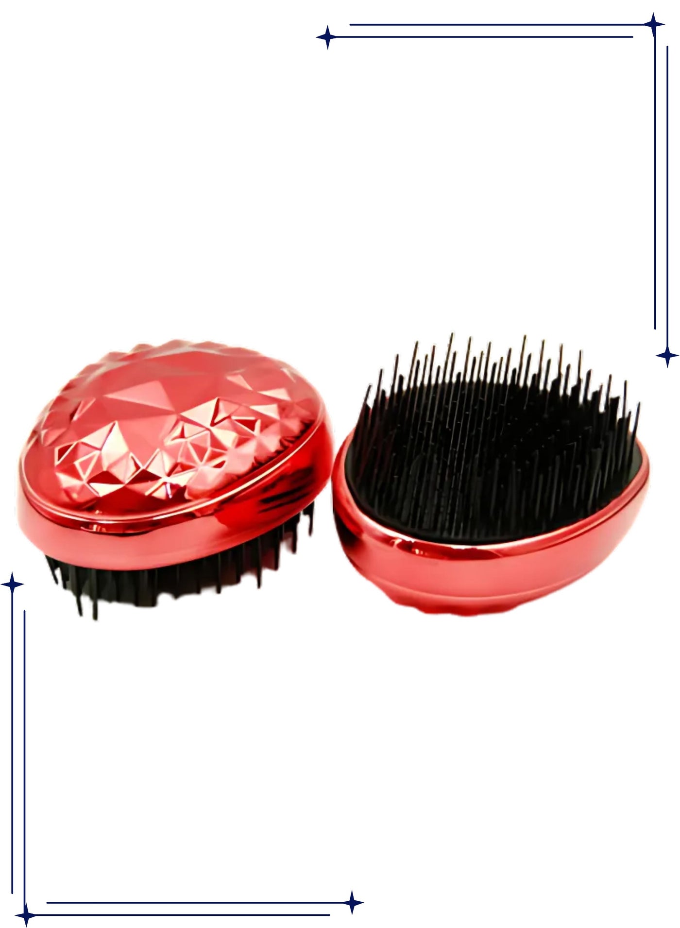 Mini Hair Brush Styling Detangler Hair Scalp Massage Comb for Home Use