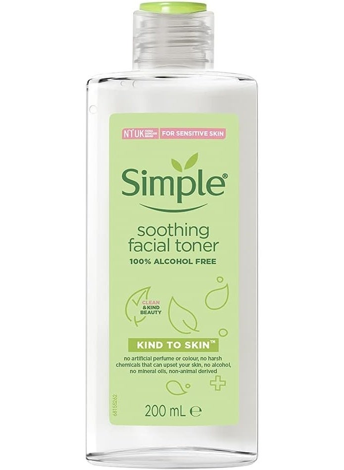 Simple Kind to Skin Facial Toner, Soothing, 6.7 Fl Oz (Pack of 1)
