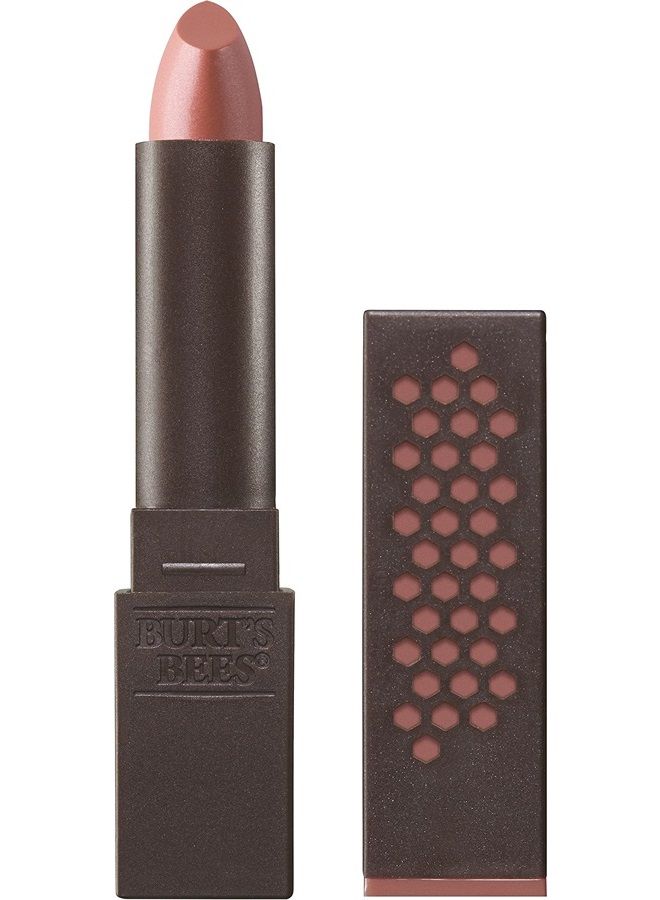 Burts Bees 100% Natural Glossy Lipstick, Peony Dew - 1 Tube