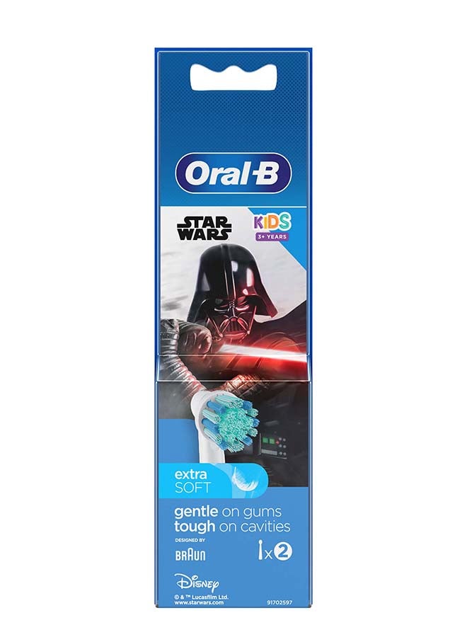 Kids Star Wars Electric Toothbrush Replacement Heads 2 Pieces