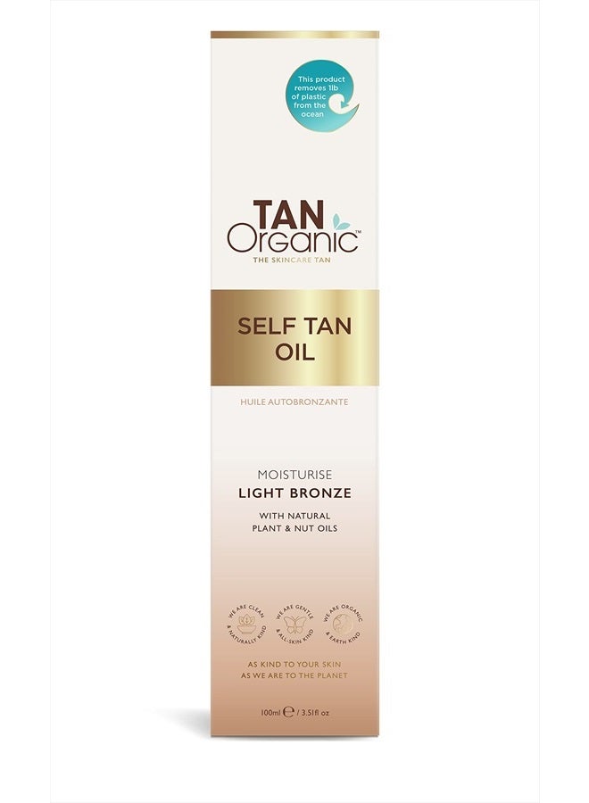 Certified Organic Natural Vegan Sunless Indoor Tanning Oil Self Tanner by TanOrganic 3.5oz