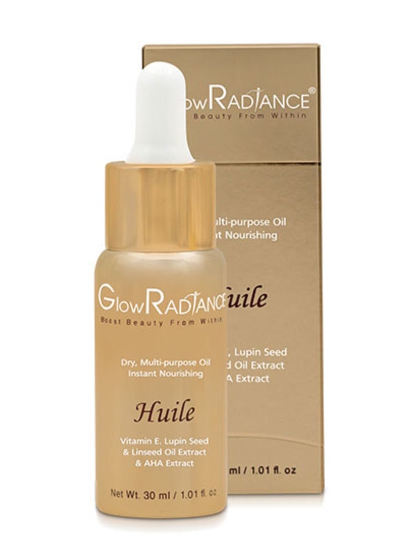 Glow Radiance Huile Dry Multi-Purpose Oil Instant Nourishing 30ml